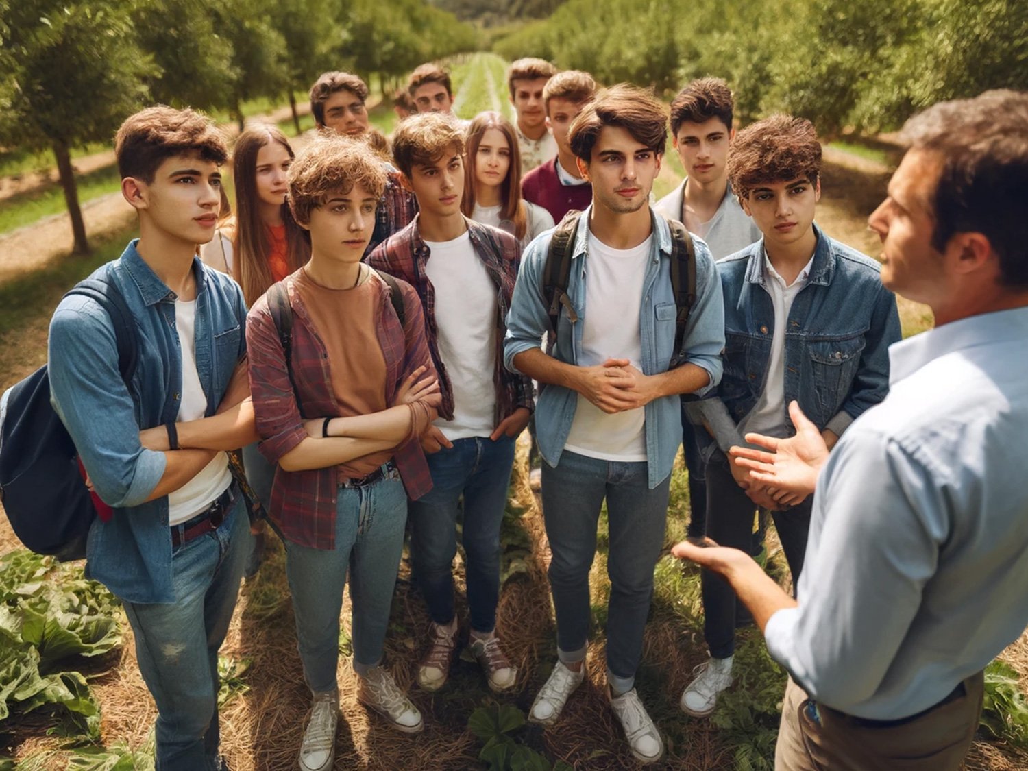 Una esperienza educativa tra natura e tecnologia: la visita degli studenti nella nostra azienda agricola